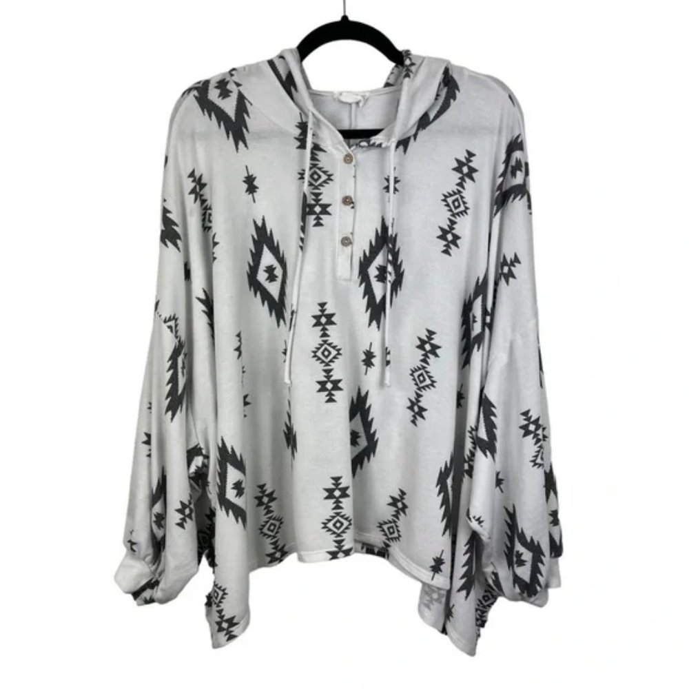 Fantastic Fawn Oversized Dolman Sleeve Hoodie Size S